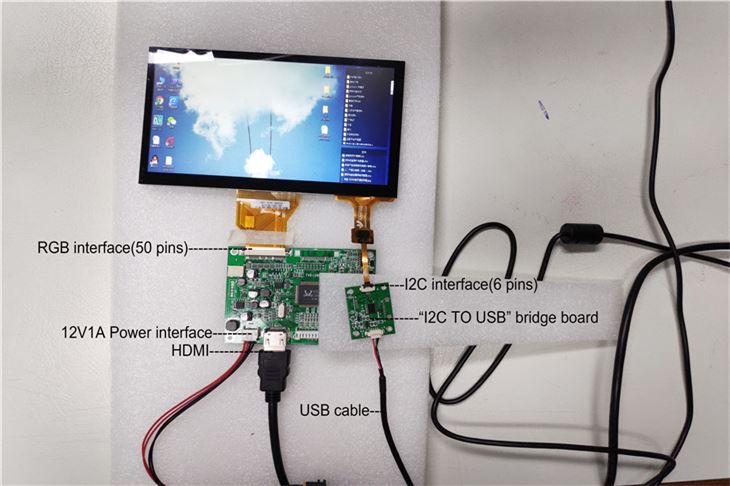 7 Tumma Touch Screen Hindberja Pi
